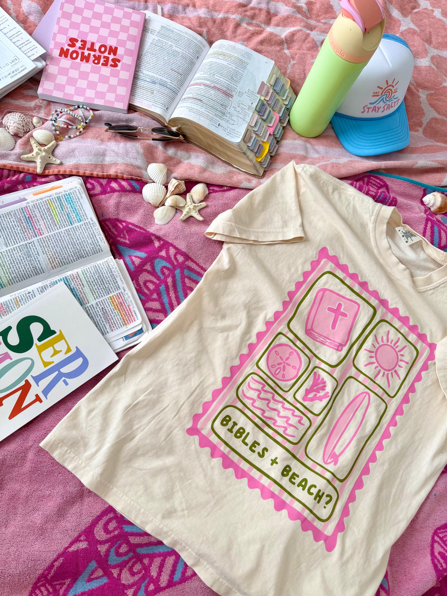 Bibles + beach tee
