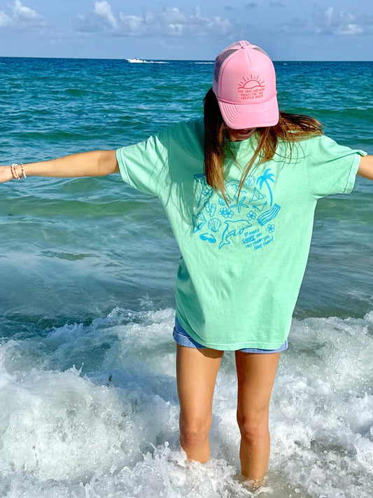 'Tell them you love them' tee (island reef)