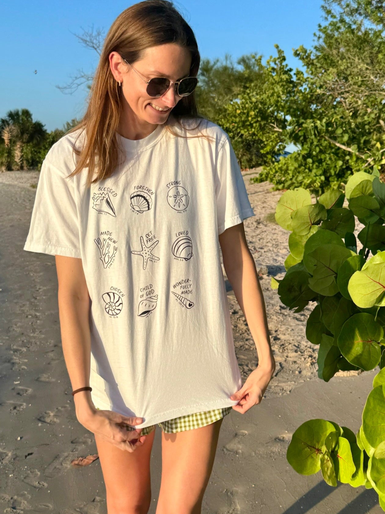 Identity in Christ - Sea Shells tee