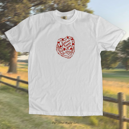 JLY cake comfort colors tee