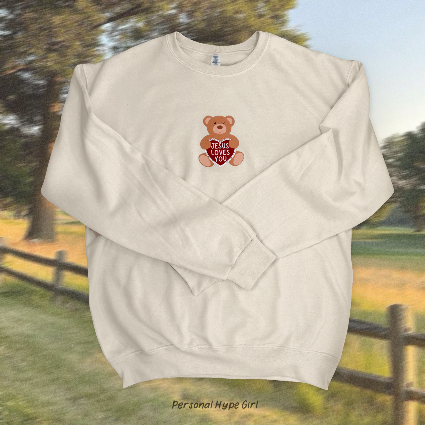 JLY teddy crewneck