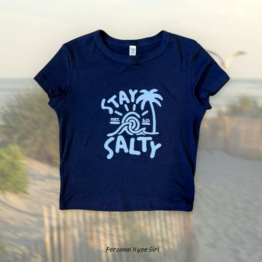 'Stay Salty' Baby Tee