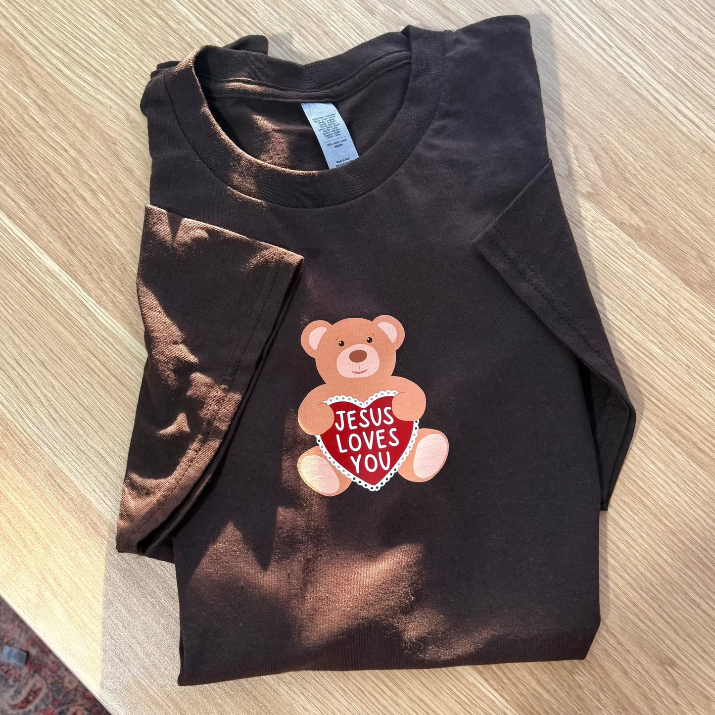 'JLY Teddy' brown tee