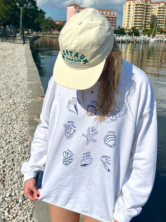 Identity in Christ Sea Shells Crewneck