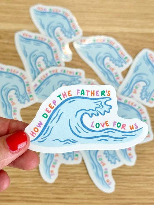 'How Deep the Father's Love' Sticker