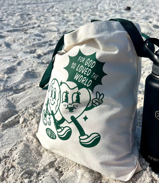 John 3:16 Canvas Tote