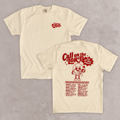 Call on The Lord tee | red