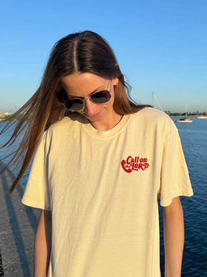 Call on The Lord tee | red