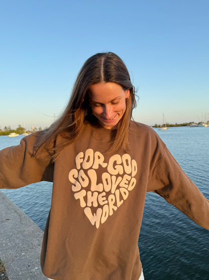 For God so Loved the World Crewneck