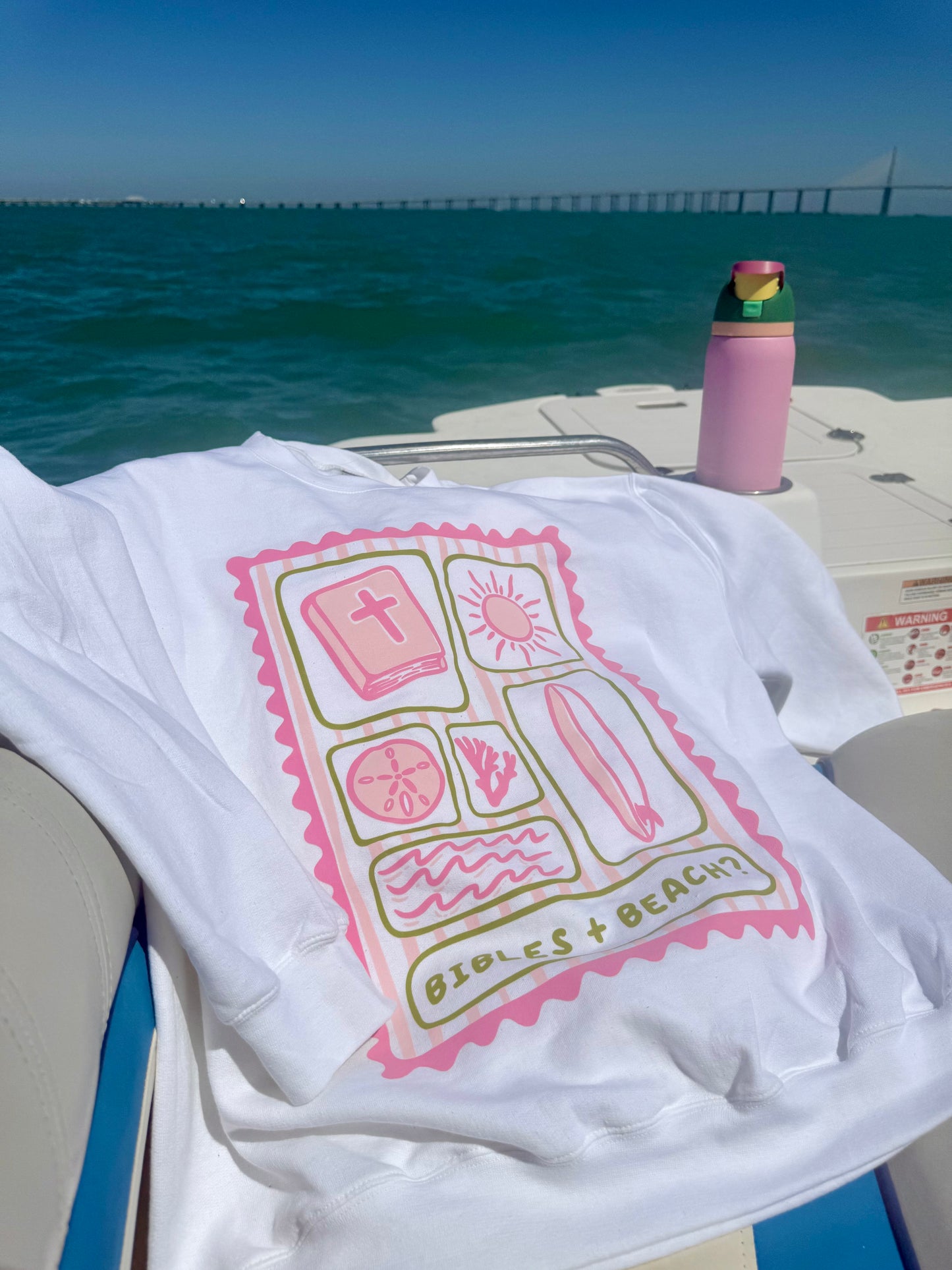 Bibles & Beach Crewneck