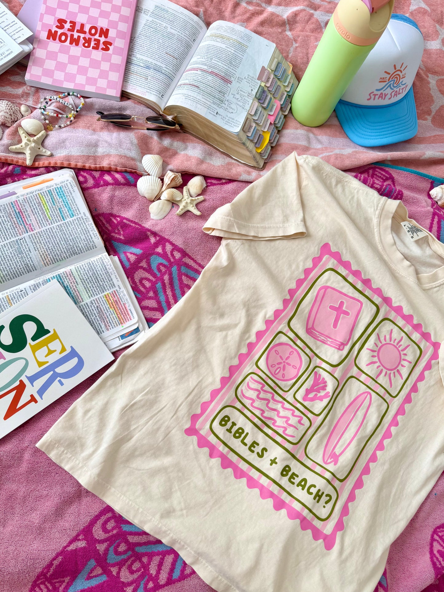 Bibles + beach tee