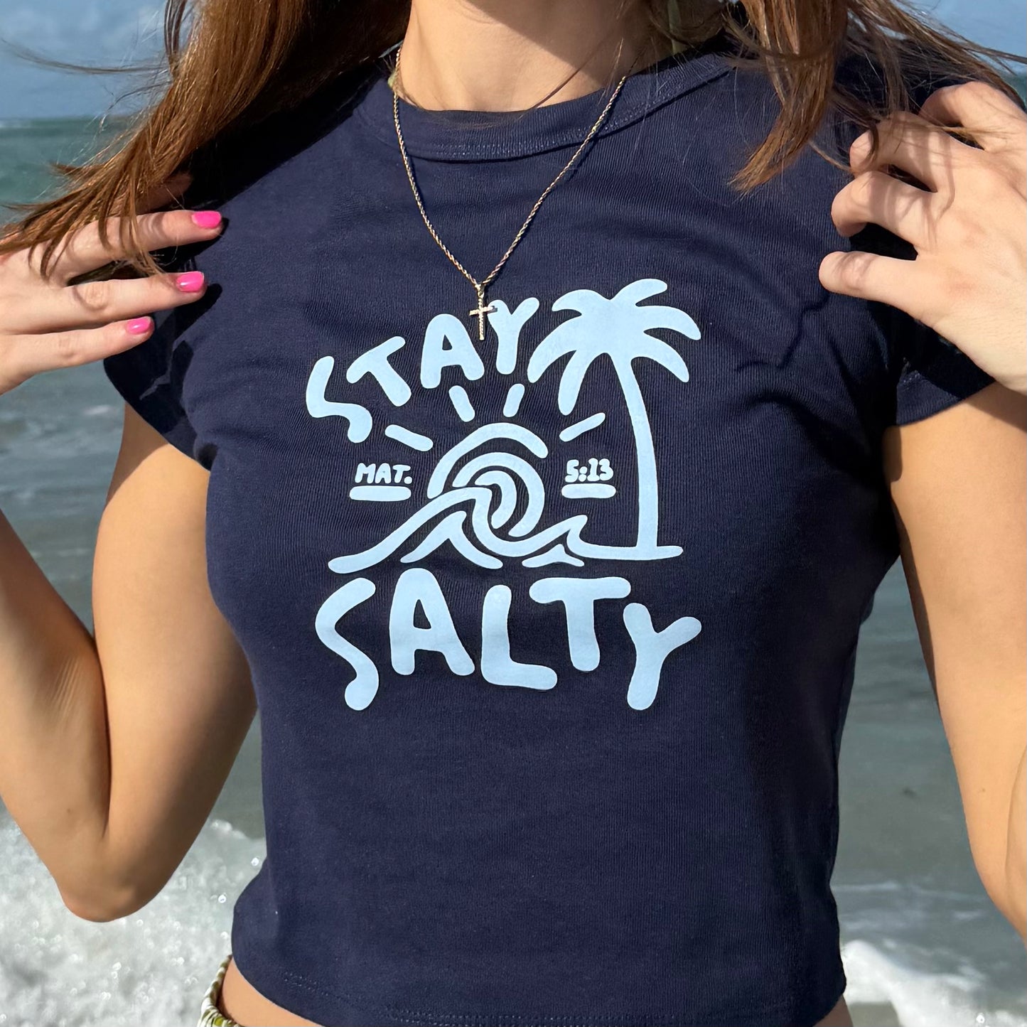 'Stay Salty' Baby Tee