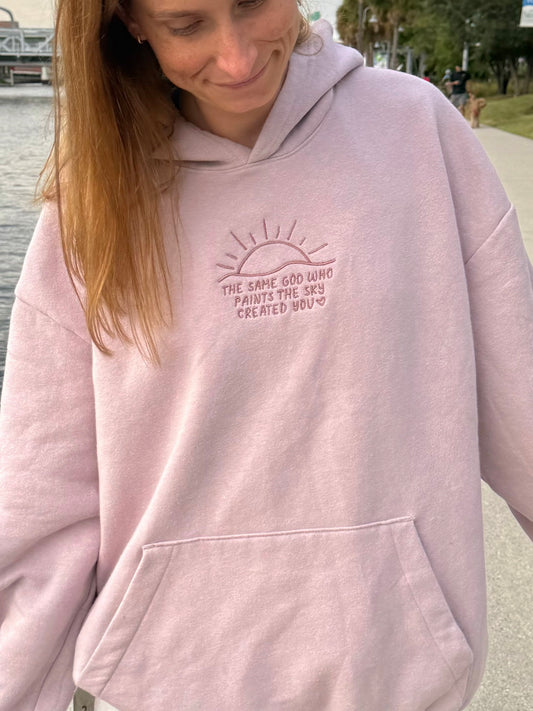 'The same God made you' hoodie