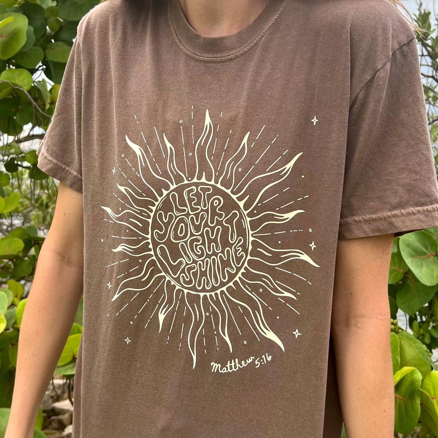 Let Your Light Shine tee