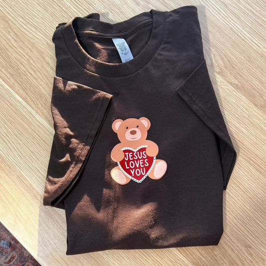 'JLY Teddy' brown tee