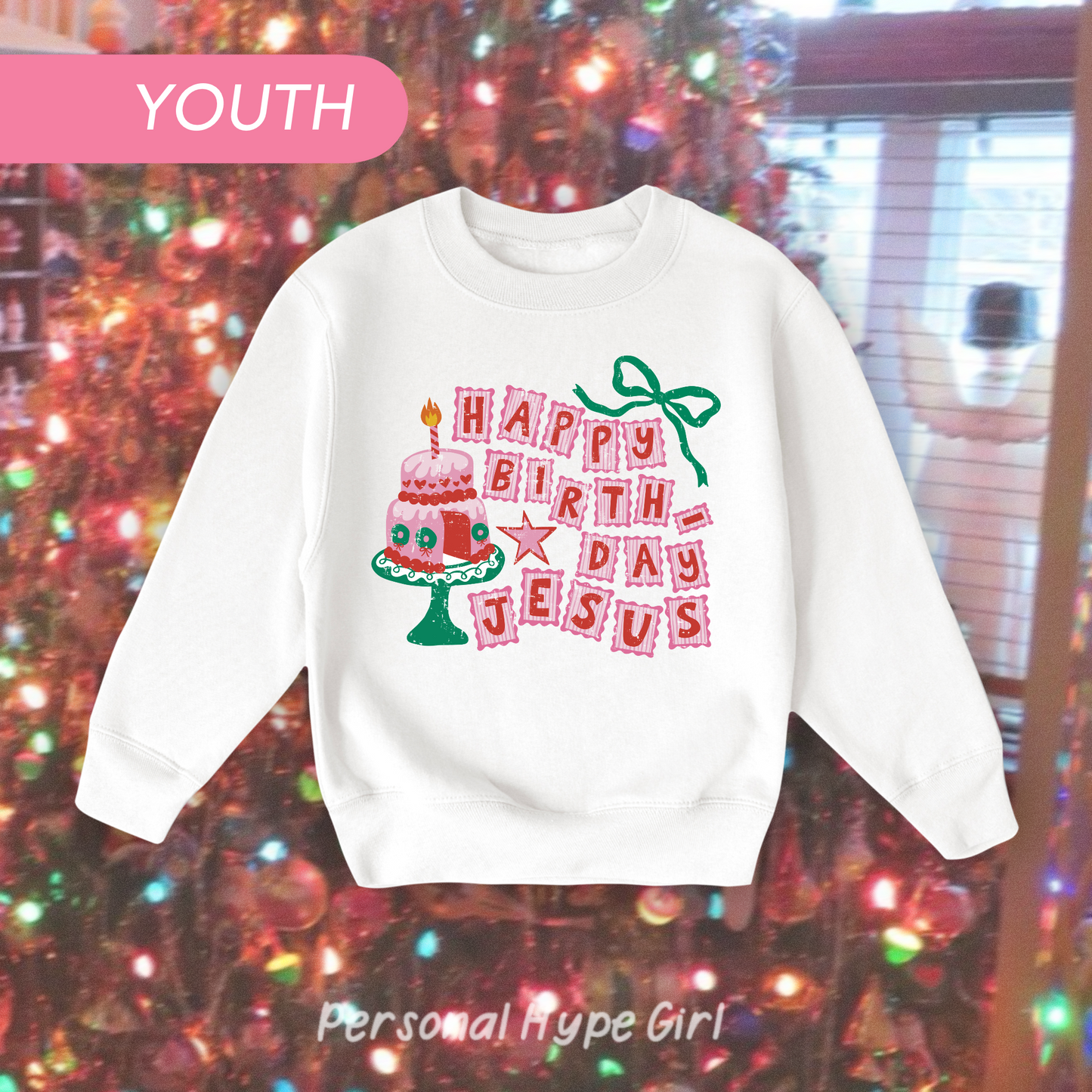 YOUTH | HBD Jesus Crewneck