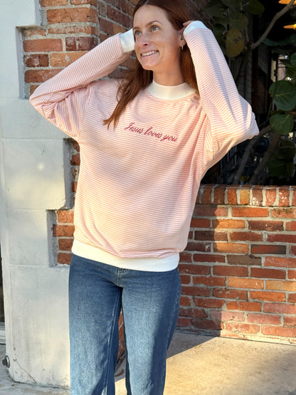 Jesus Loves You Mockneck