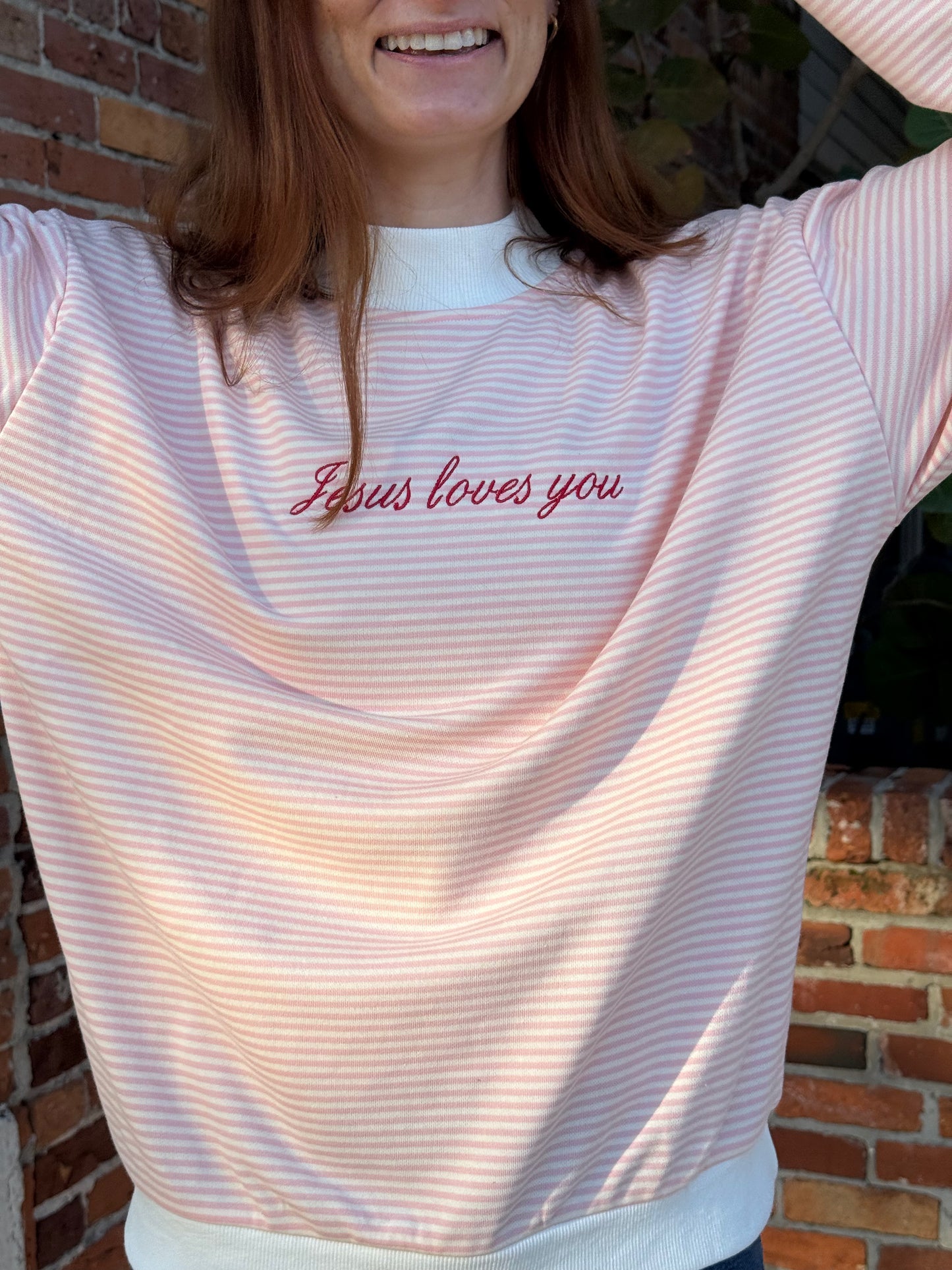 Jesus Loves You Mockneck