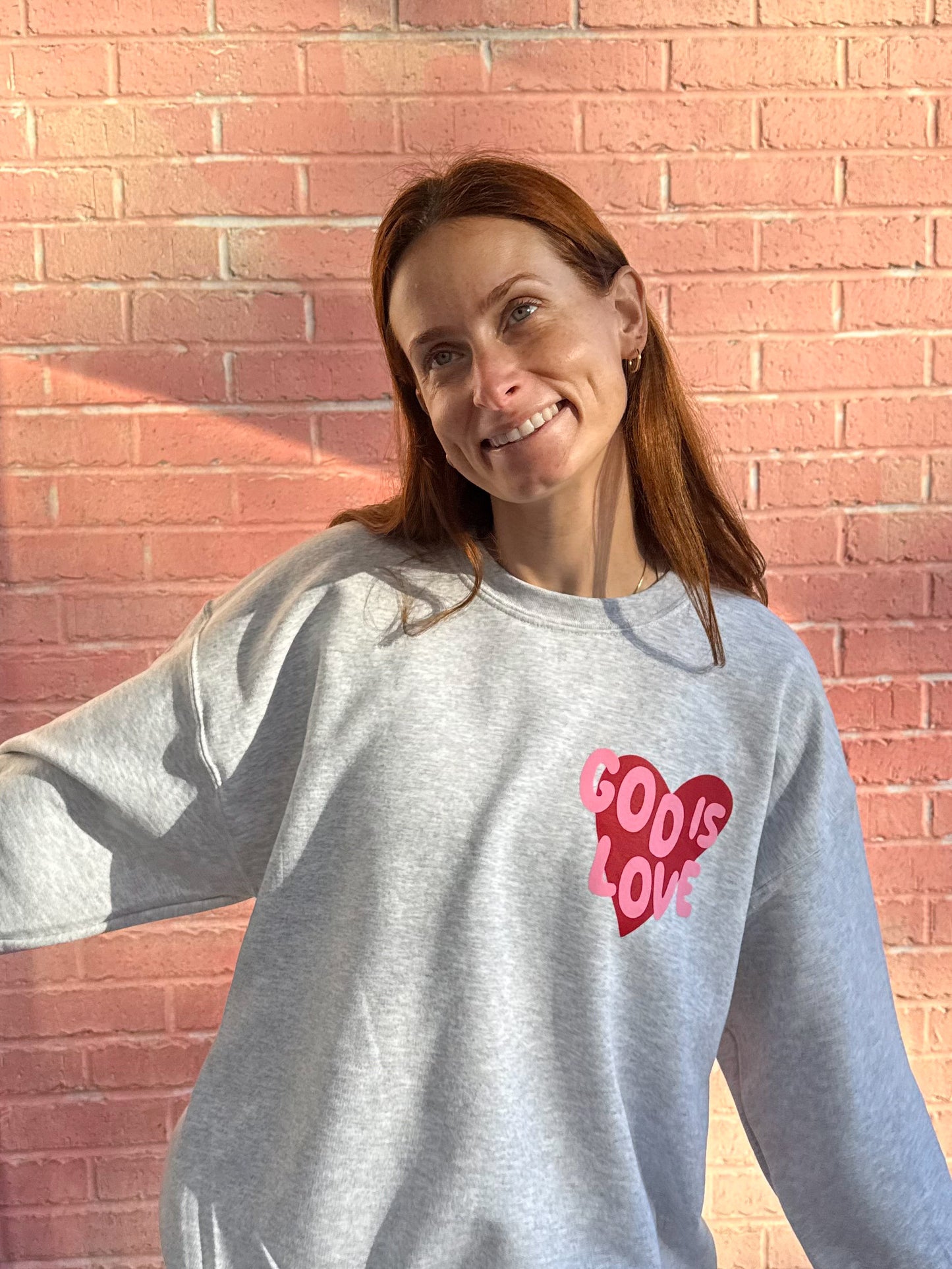 God is Love Crewneck