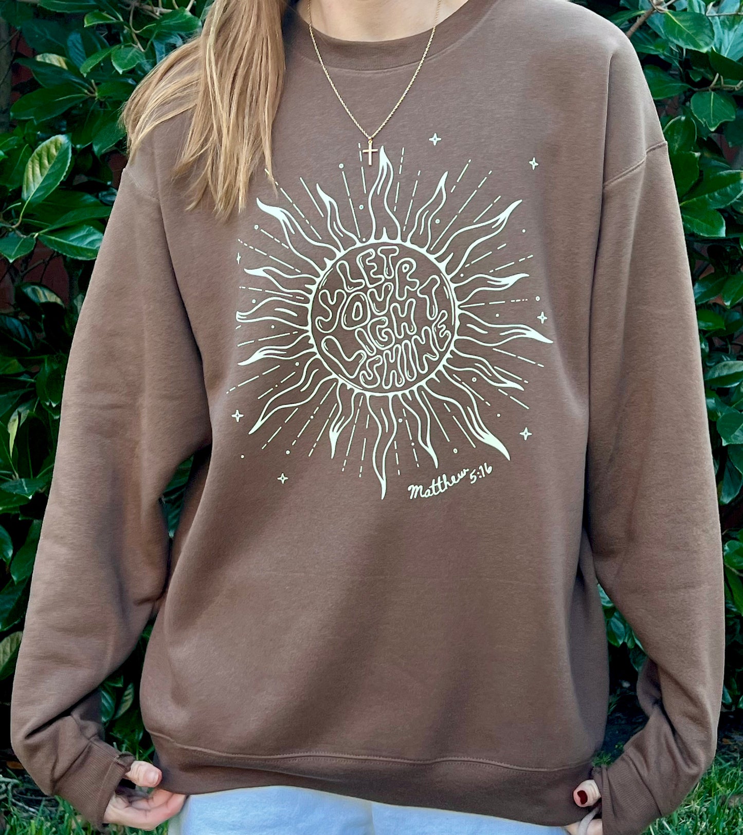 Let Your Light Shine crewneck