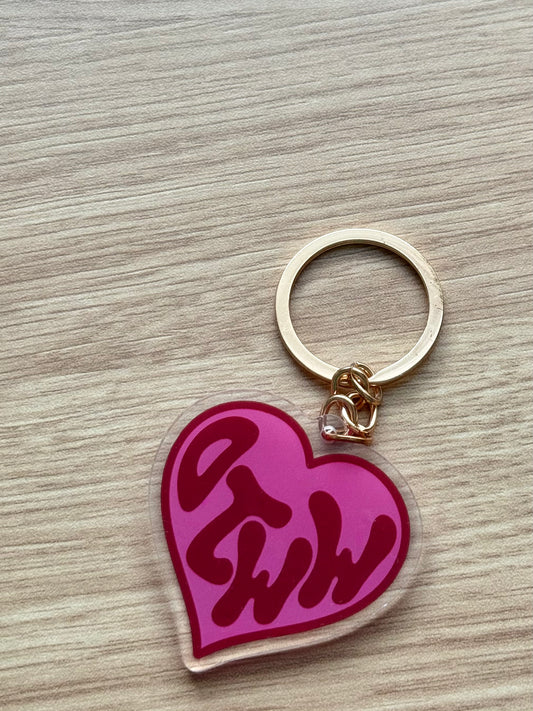 OOPS- 1 side reversed WWJD Keychain