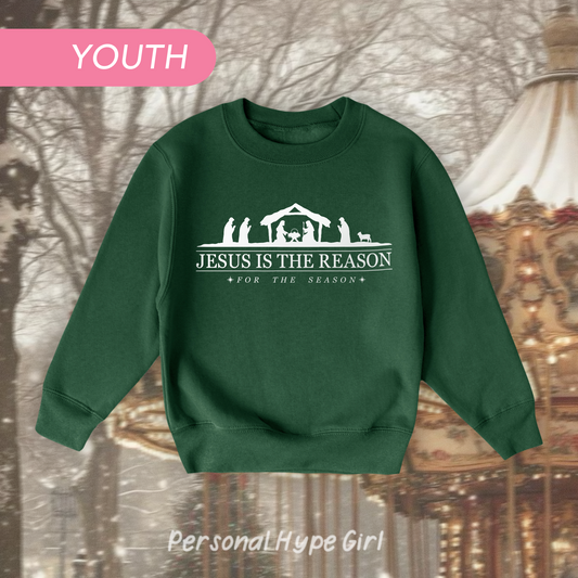 YOUTH | Jesus is the reason Crewneck