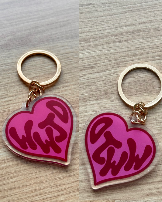 OOPS- 1 side reversed WWJD Keychain